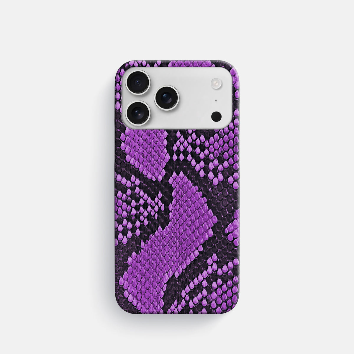 Slim Case For iPhone 17 Pro In Deluxe Python -1 | Purple