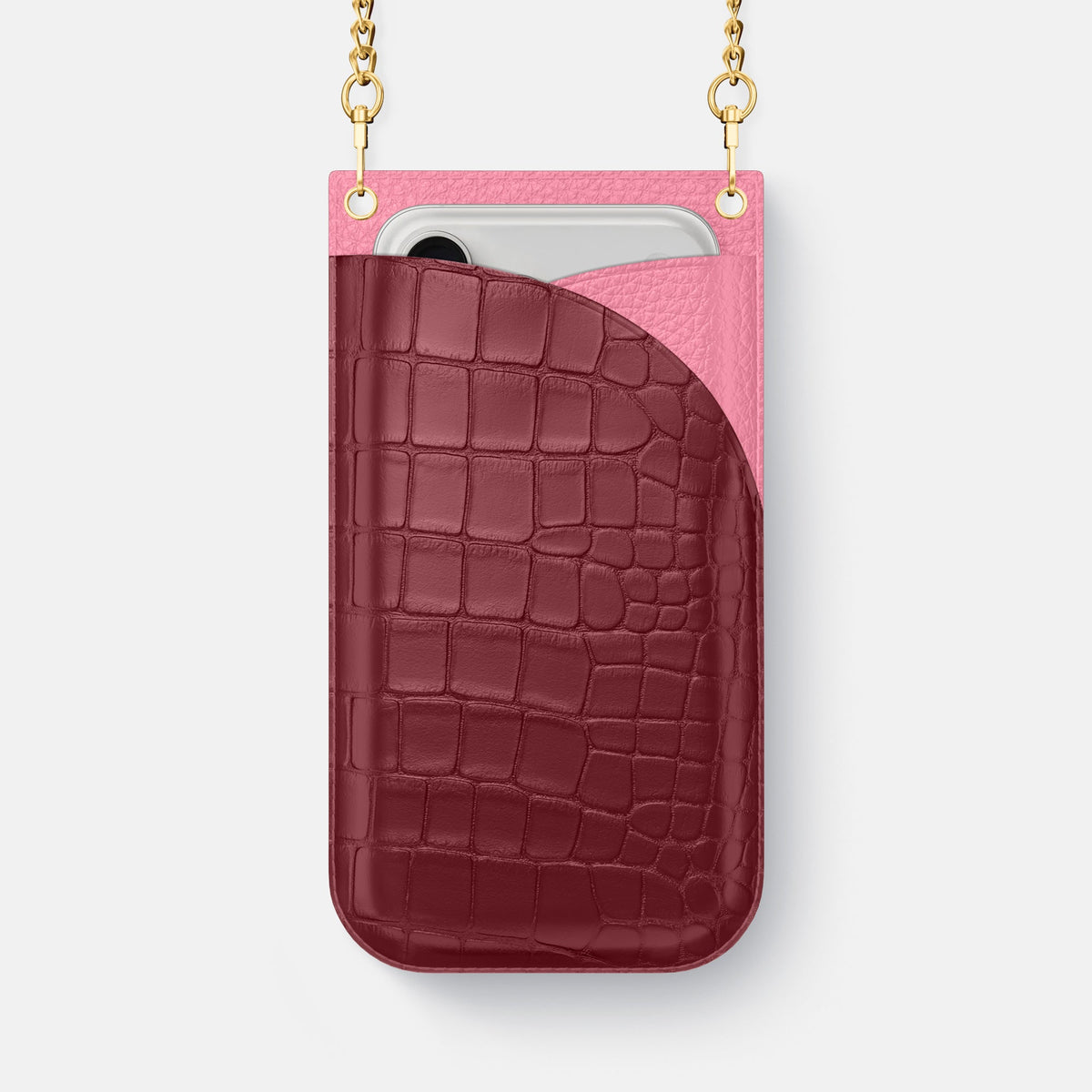 Crossbody Bag For iPhone 17 Pro In Alligator