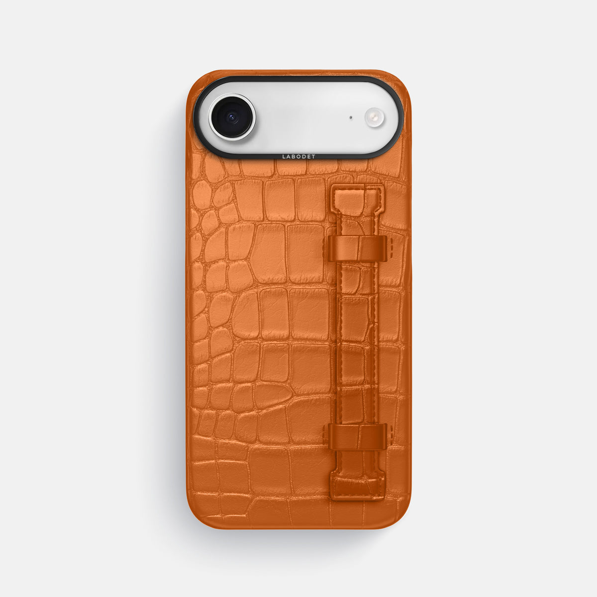 Handle Case For iPhone 17 Air In Alligator -1 | Orange-Black