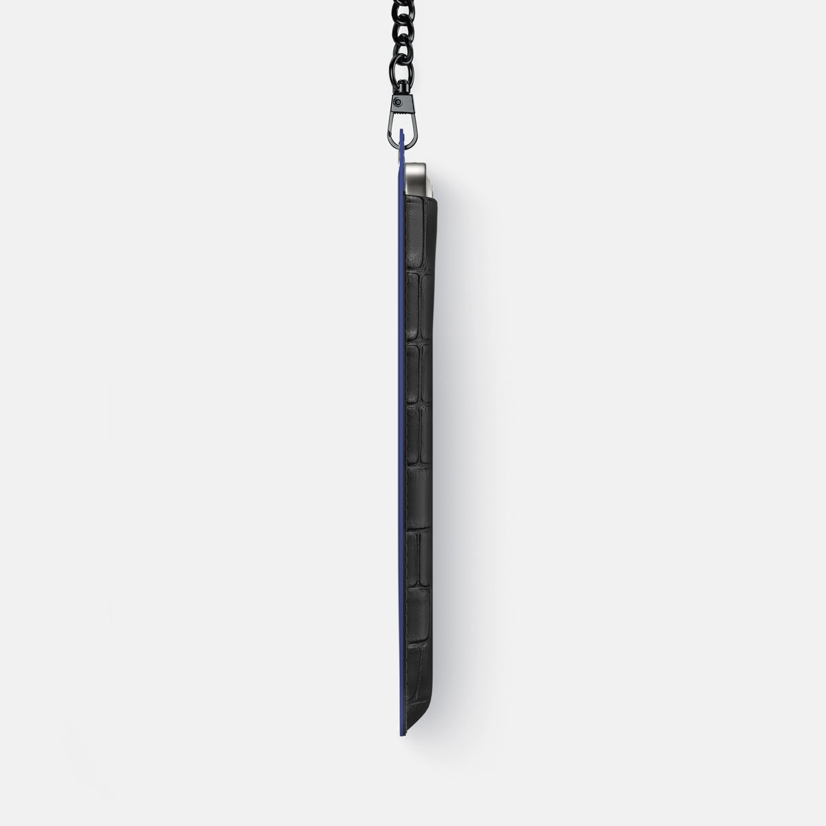 Crossbody Bag For iPhone 17 Pro In Alligator -4 | Grey-Black
