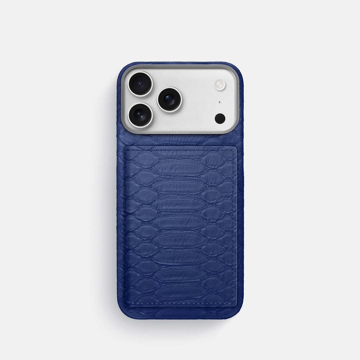 Bi-Fold Case For iPhone 18 Pro In Python -1 | Royal-Blue-Steel