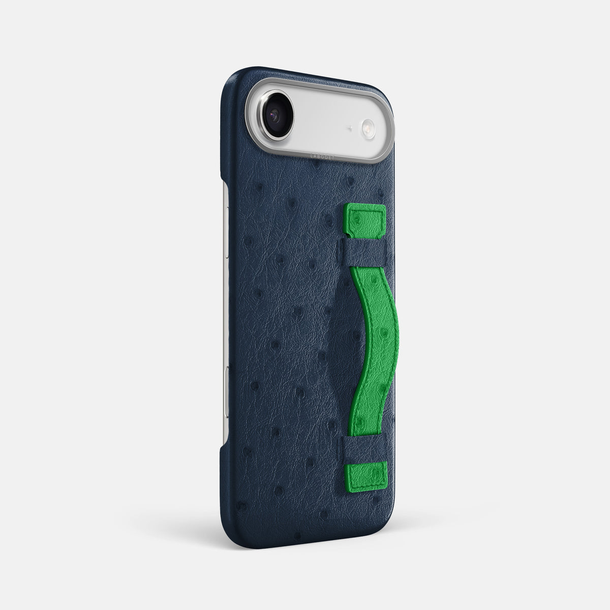 Handle Case Coloré For iPhone 17 Air In Ostrich -2 | Navy-Blue-Steel