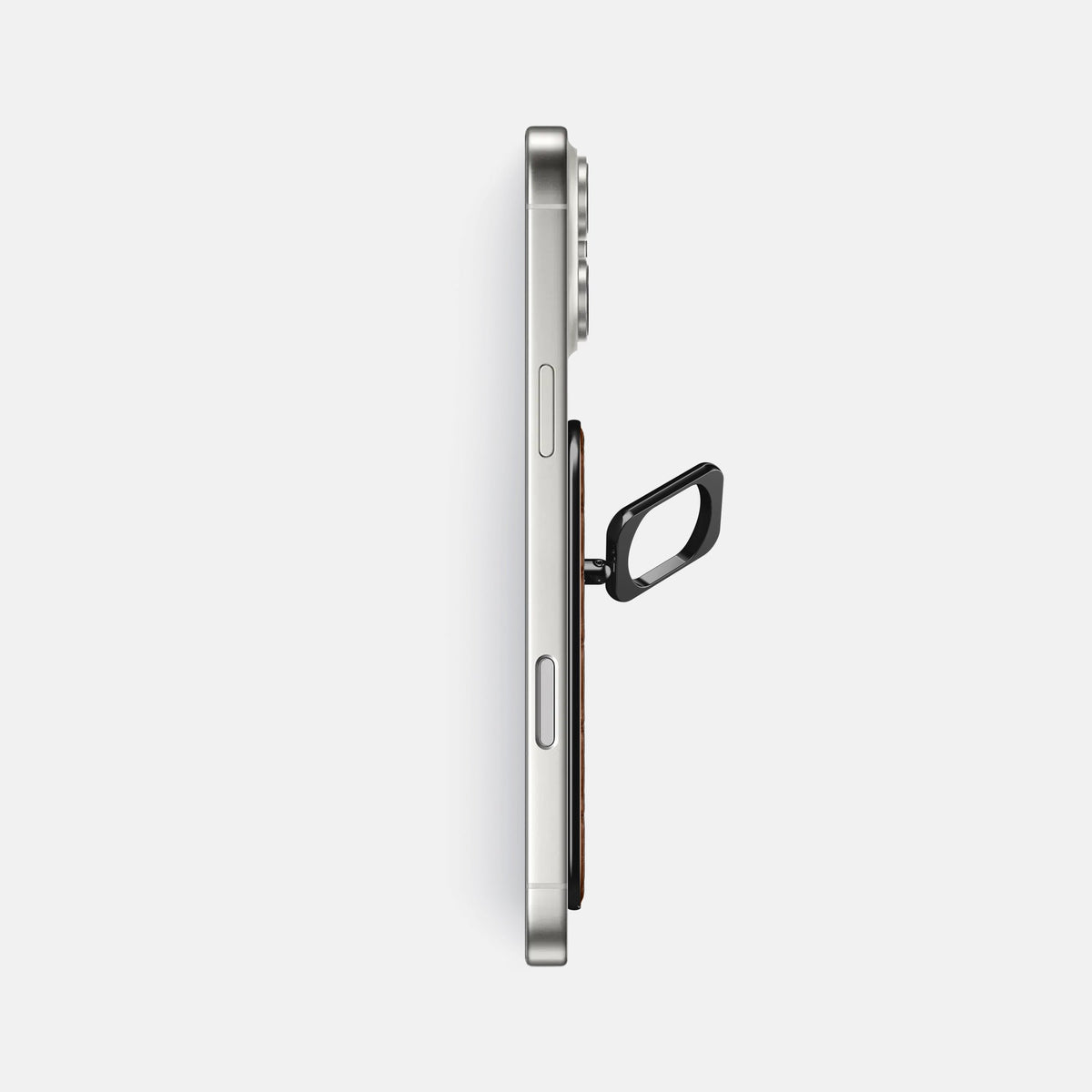 MagSafe Ring For iPhone 18 Pro Max In Calf -3 | Caramel-Black