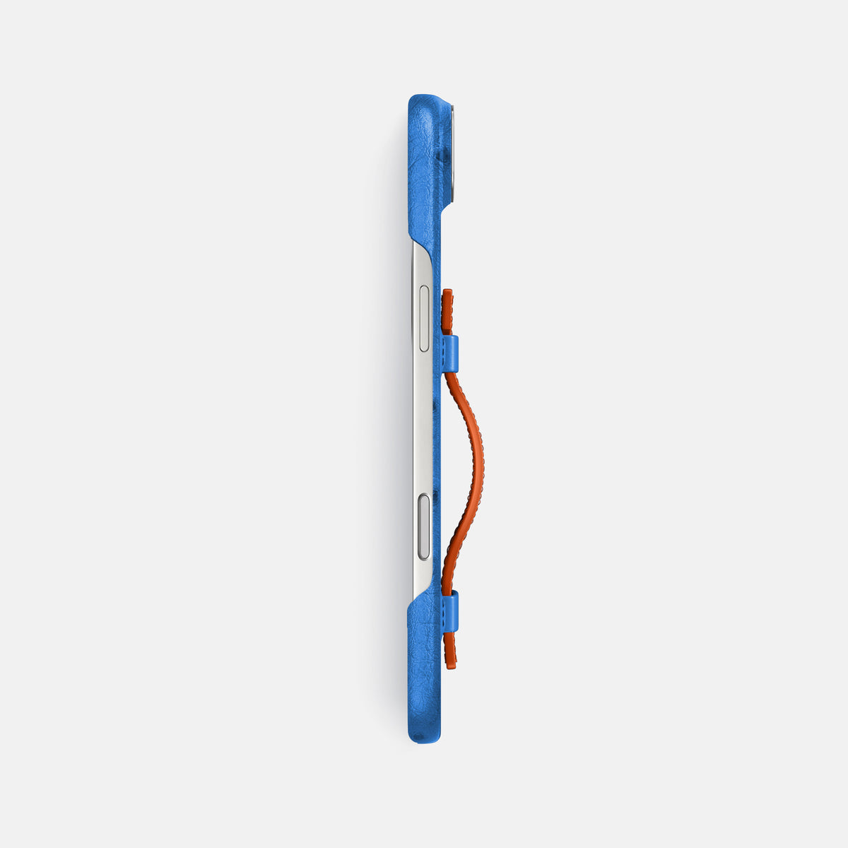 Handle Case Coloré For iPhone 17 Air In Ostrich -3 | Royal-Blue-Steel