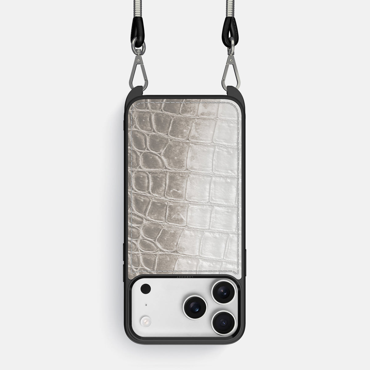 Crossbody Sport Case For iPhone 17 Pro In Himalayan Crocodile