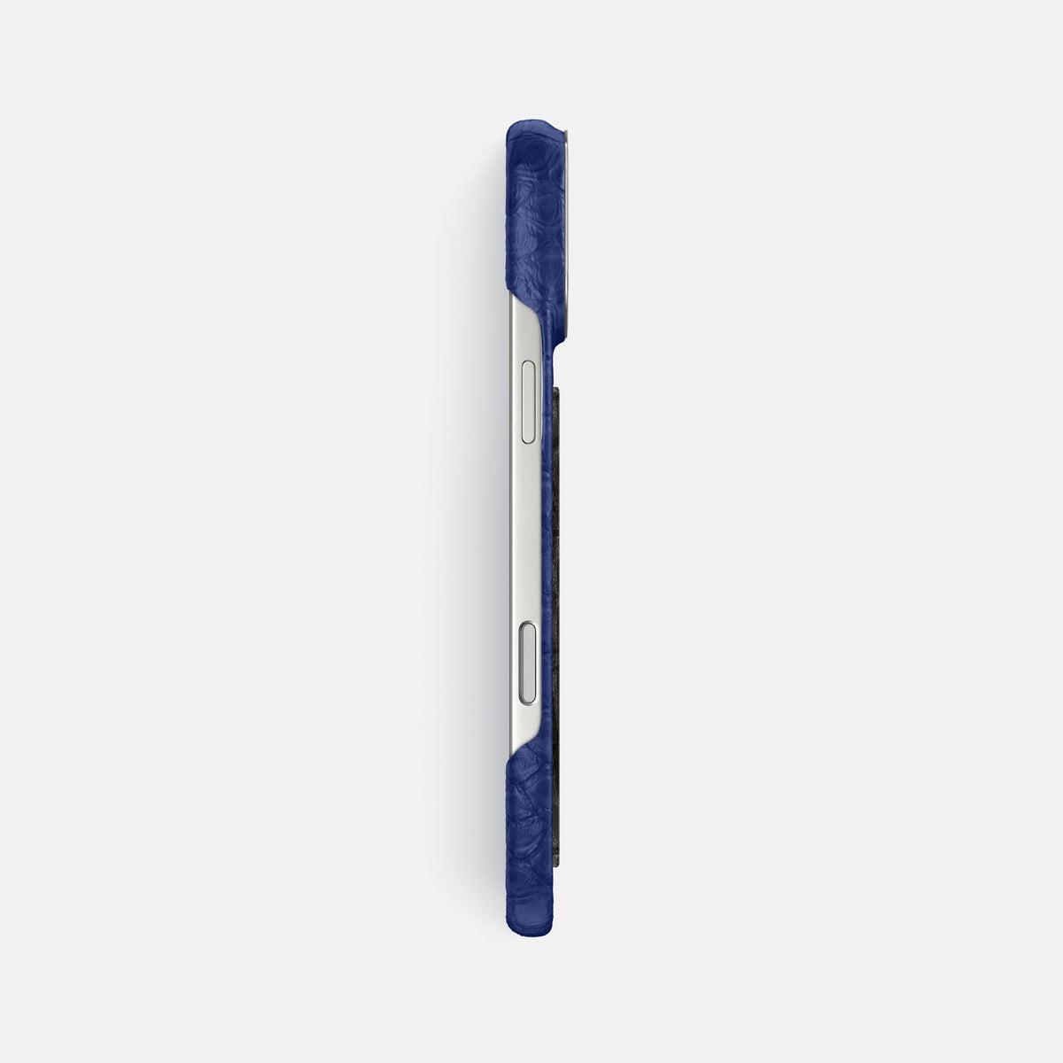 Classic Case With Carbon Dragon For iPhone 18 Pro Max In Python -3 | Royal-Blue-Steel