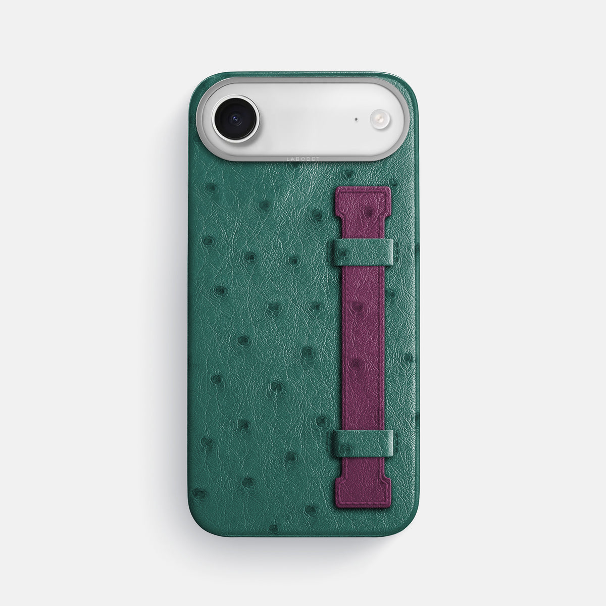 Handle Case Coloré For iPhone 17 Air In Ostrich -1 | Forest-Green-Steel