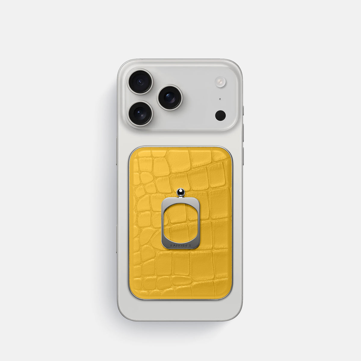 MagSafe Ring For iPhone 17 Pro In Alligator -1 | Yellow-Steel