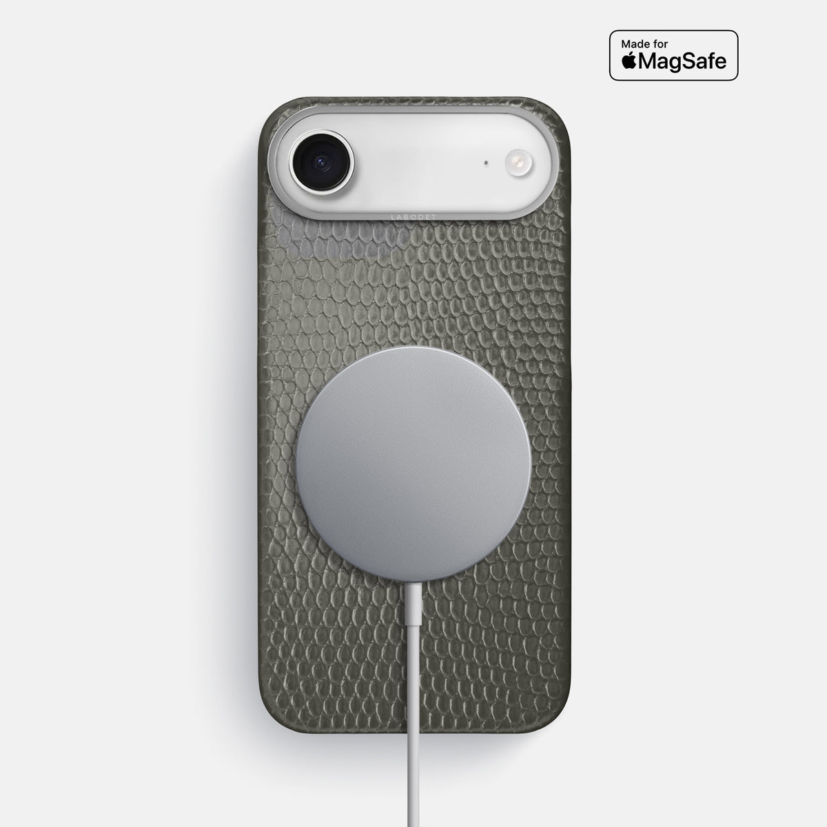 Classic Case For iPhone 17 Air In Lizard -5 | Grey-Steel