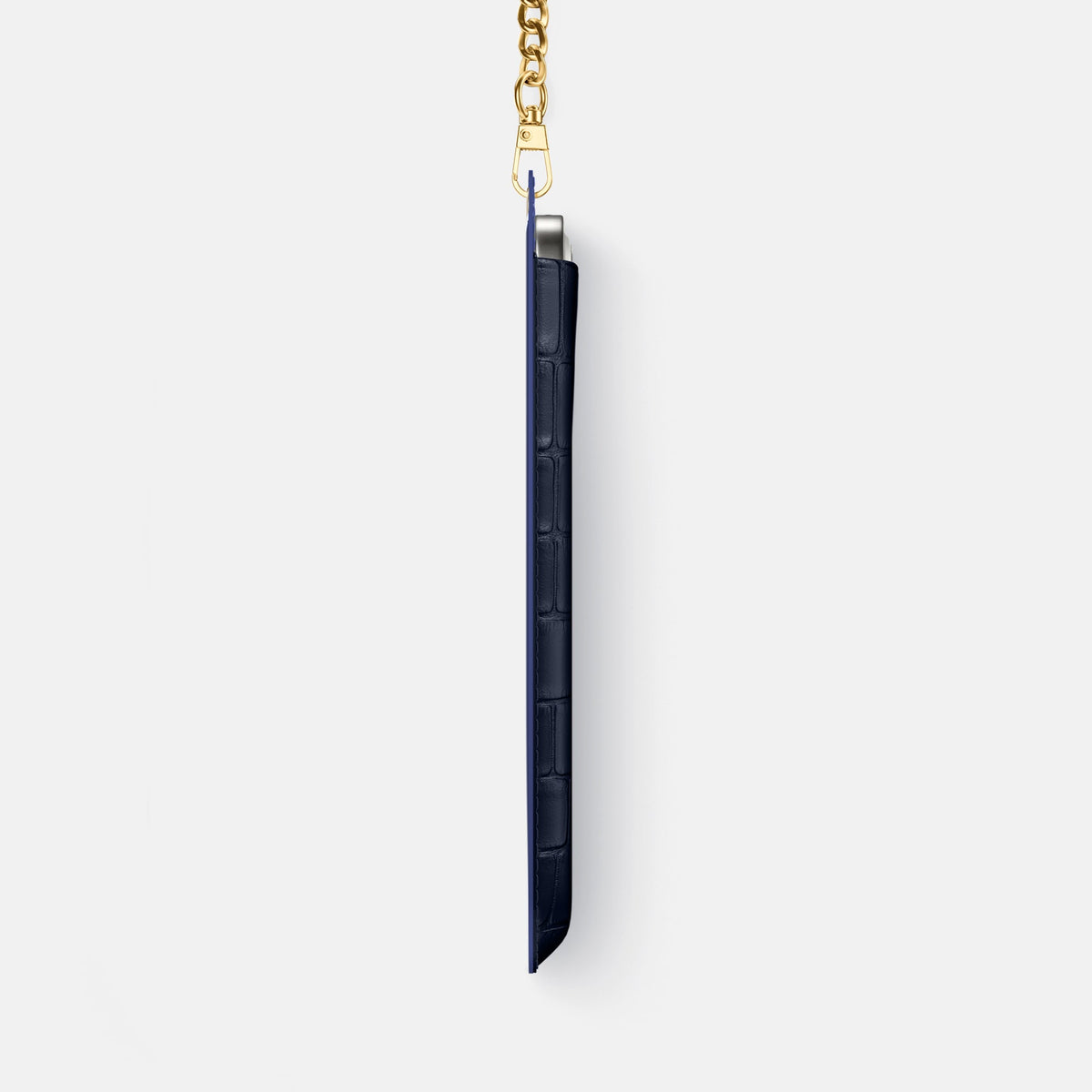 Crossbody Bag For iPhone 18 Pro In Alligator -4 | Navy-Blue-Gold