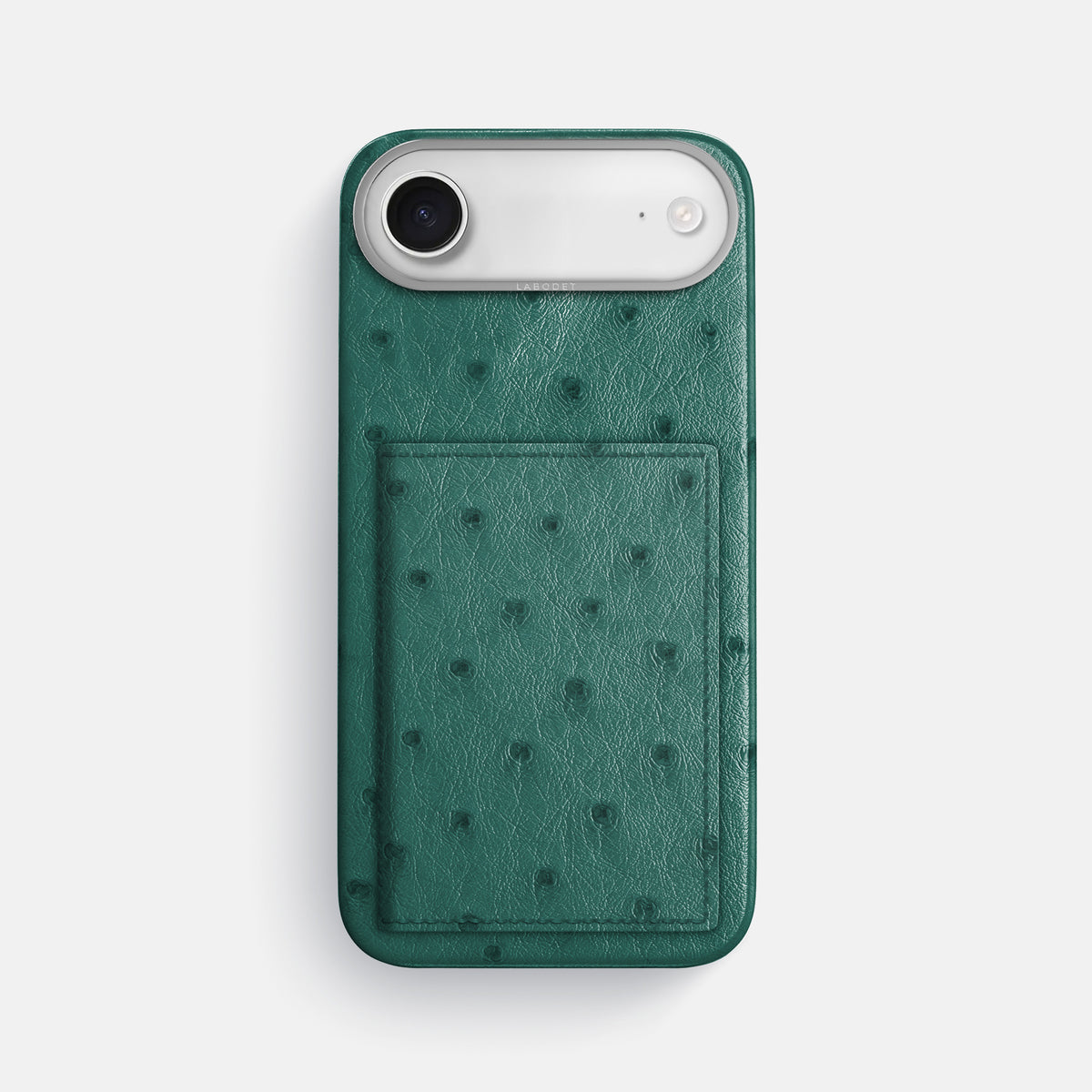 Bi-Fold Case For iPhone 17 Air In Ostrich -1 | Forest-Green-Steel