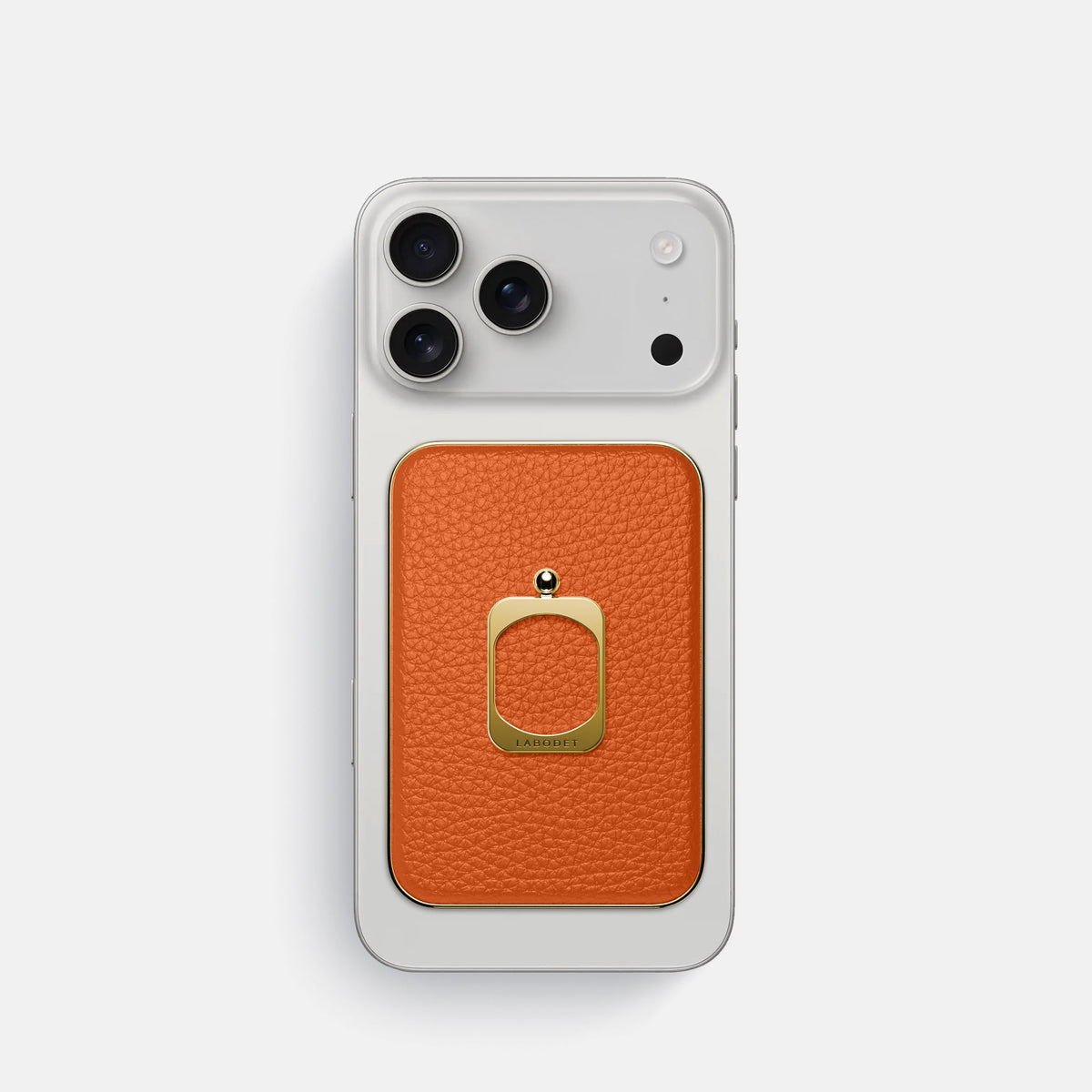 MagSafe Ring For iPhone 18 Pro In Calf -2 | Orange-Gold