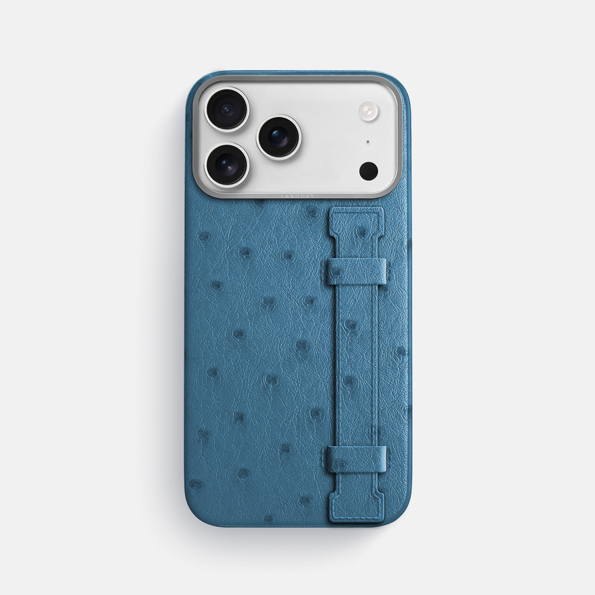 Handle Case For iPhone 17 Pro Max In Ostrich -1 | Blue-Jeans-Steel