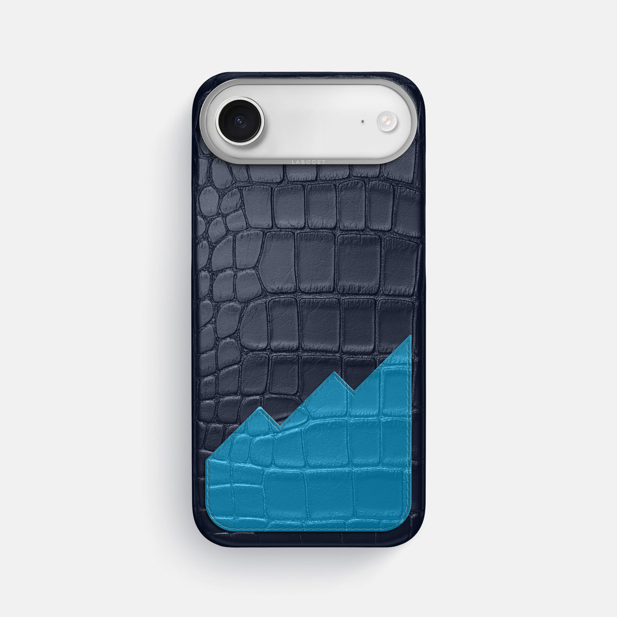 Classic Case With UpOnly For iPhone 17 Air In Alligator -1 | Navy-Blue-Steel