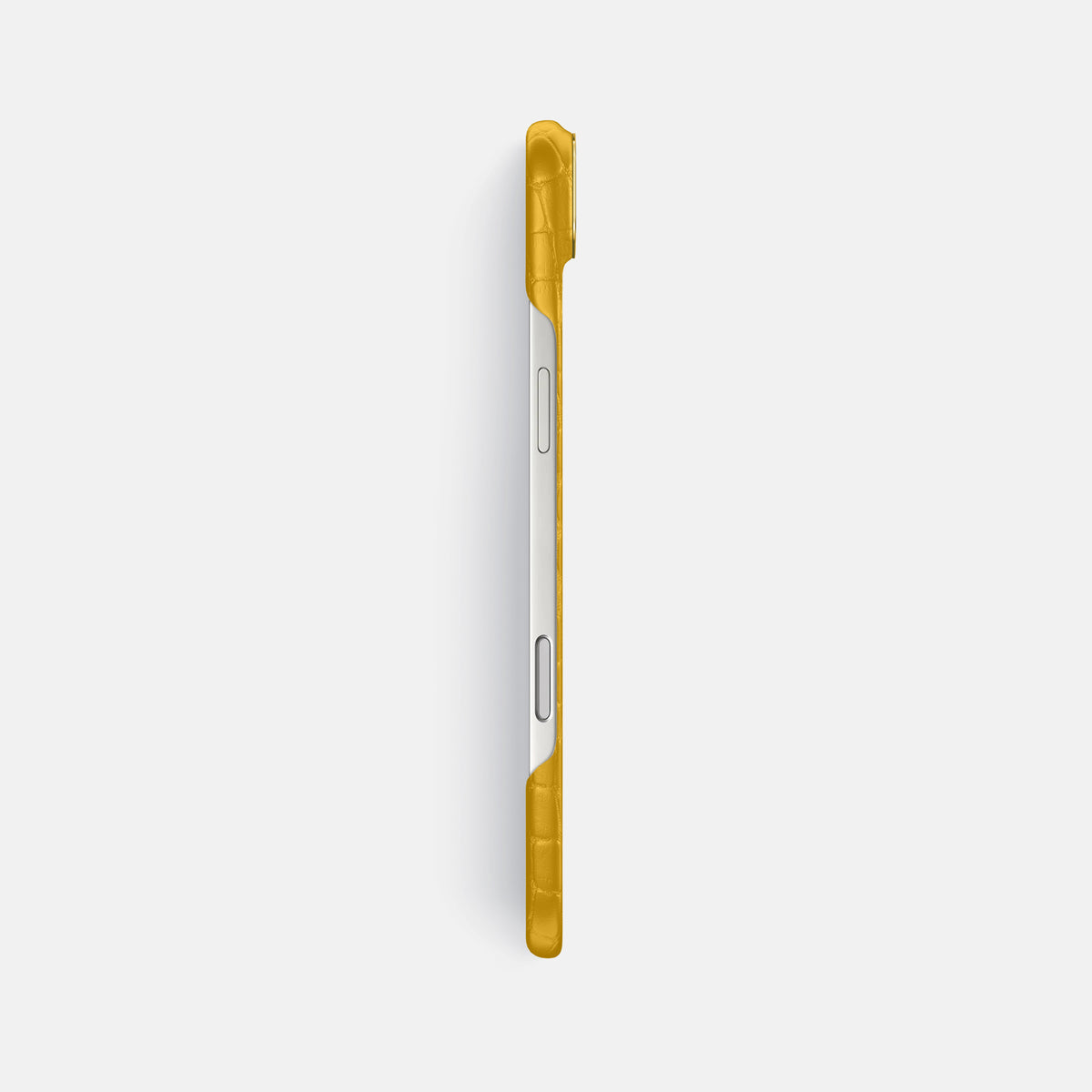 Classic Case For iPhone 17 Air In Alligator -3 | Yellow-Gold