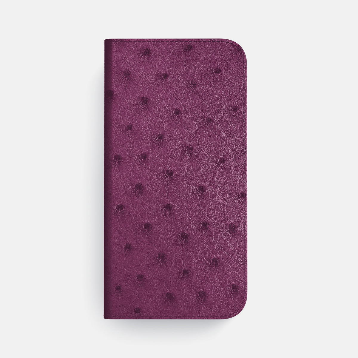 Folio Case For iPhone 17 Pro Max In Ostrich -4 | Purple-Steel