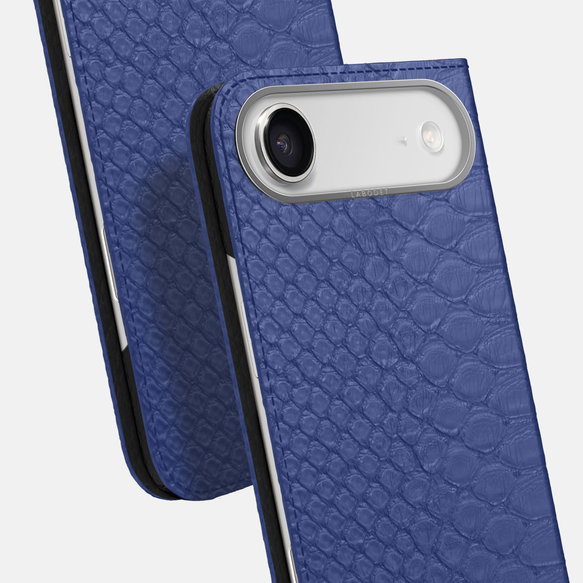 Folio Case For iPhone 17 Air In Python -5 | Royal-Blue-Steel