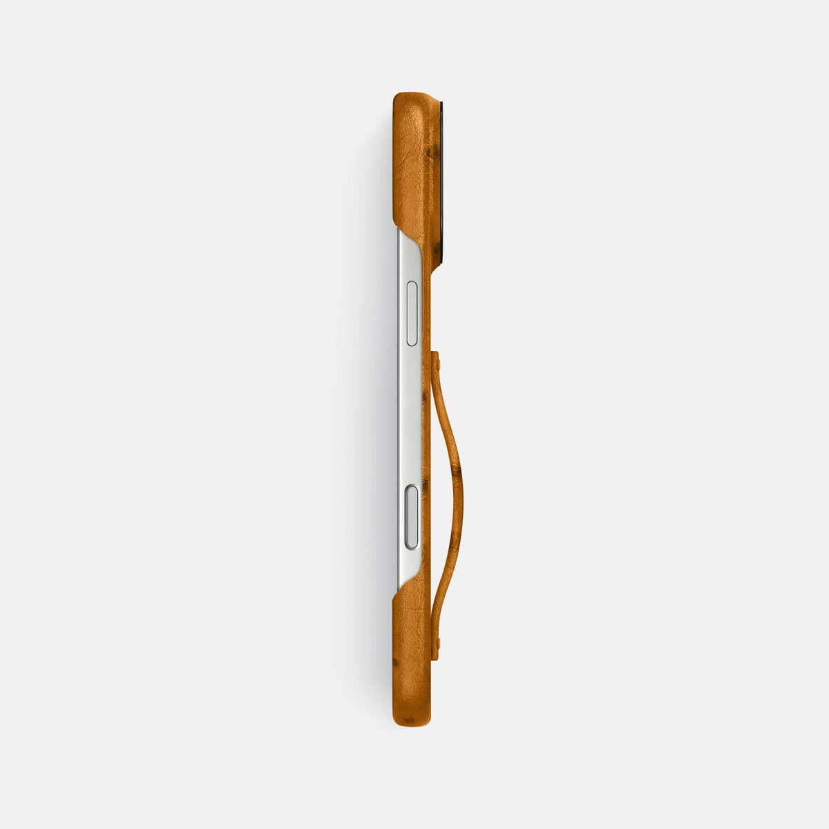 Finger Case For iPhone 18 Pro Max In Ostrich -3 | Chestnut-Black