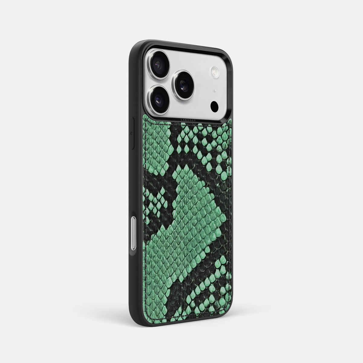Sport Case For iPhone 18 Pro Max In Deluxe Python -2 | Forest-Green