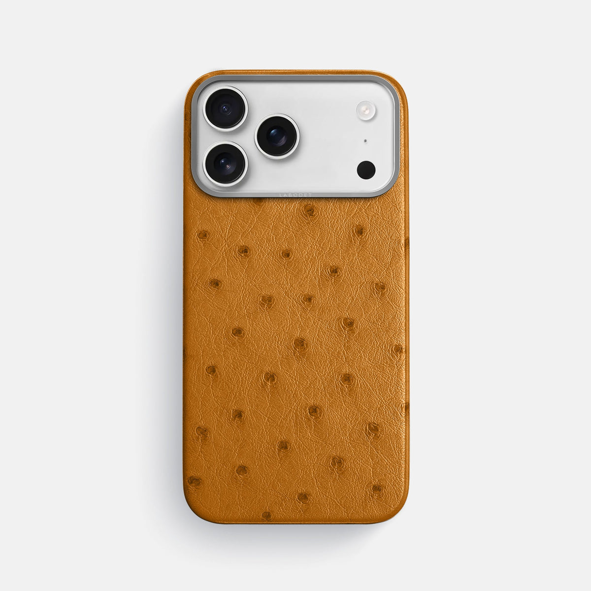 Classic Case For iPhone 18 Pro Max In Ostrich -1 | Chestnut-Steel