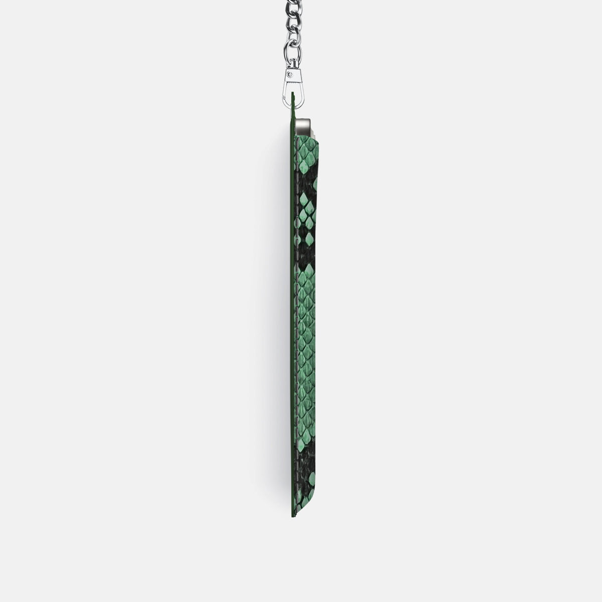 Crossbody Bag For iPhone 18 Pro In Deluxe Python -4 | Forest-Green-Steel