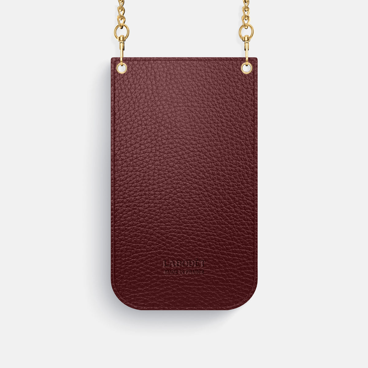 Crossbody Bag For iPhone 17 Pro In Calf -3 | Taupe-Gold