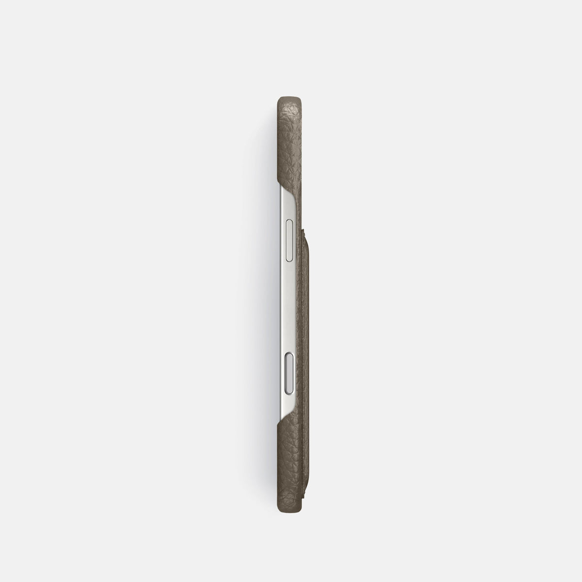 Slim Card Case For iPhone 18 Pro In Calf -3 | Taupe