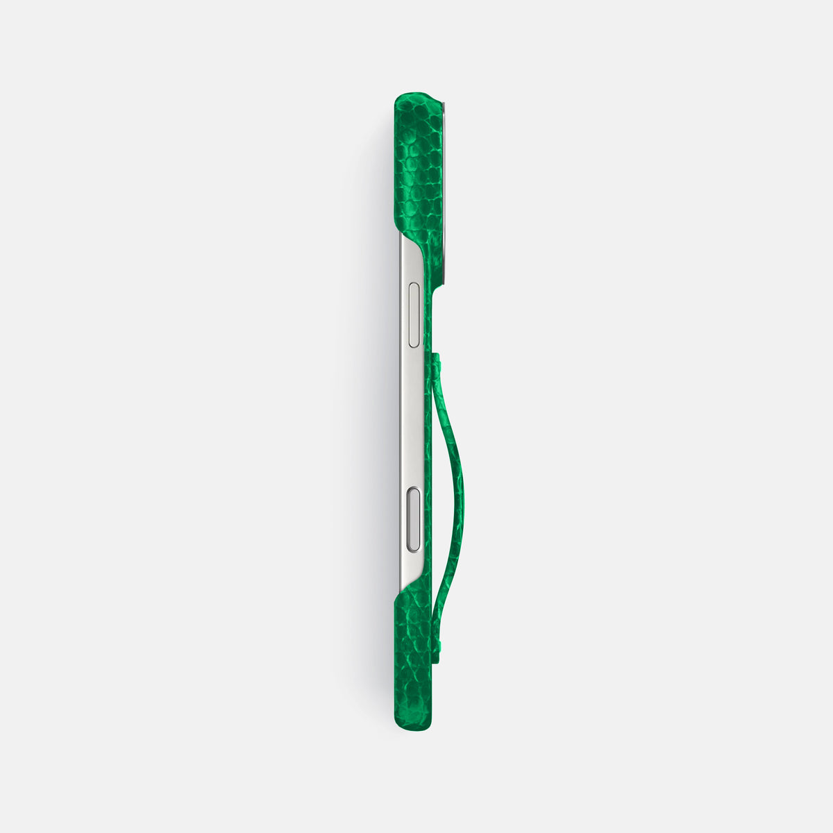 Finger Case For iPhone 17 Pro Max In Lizard -3 | Apple-Green-Steel