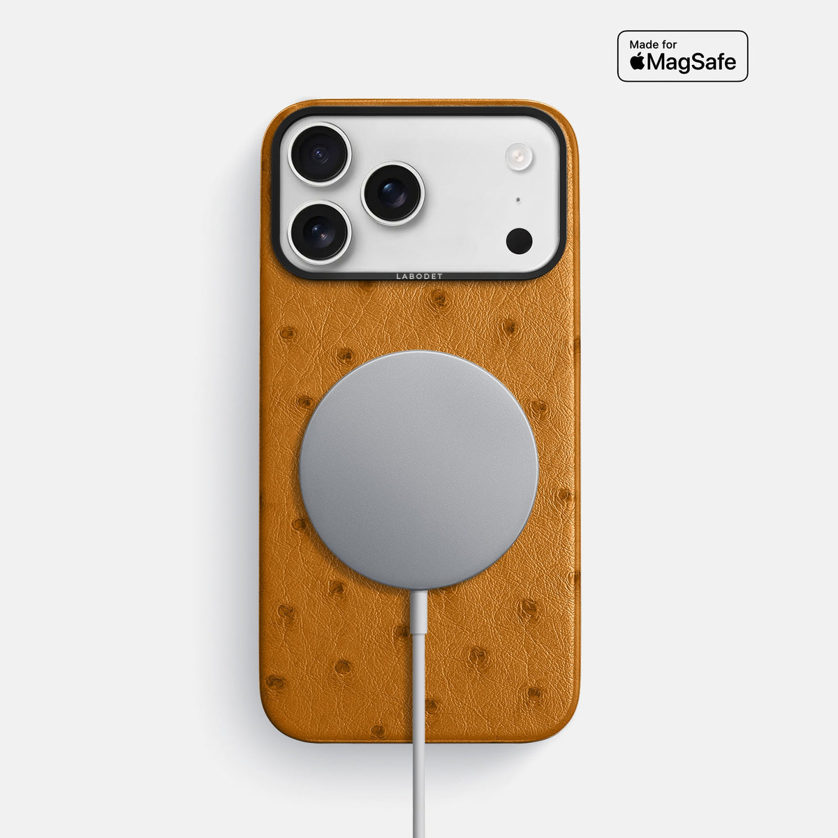 Classic Case For iPhone 18 Pro Max In Ostrich -5 | Chestnut-Black