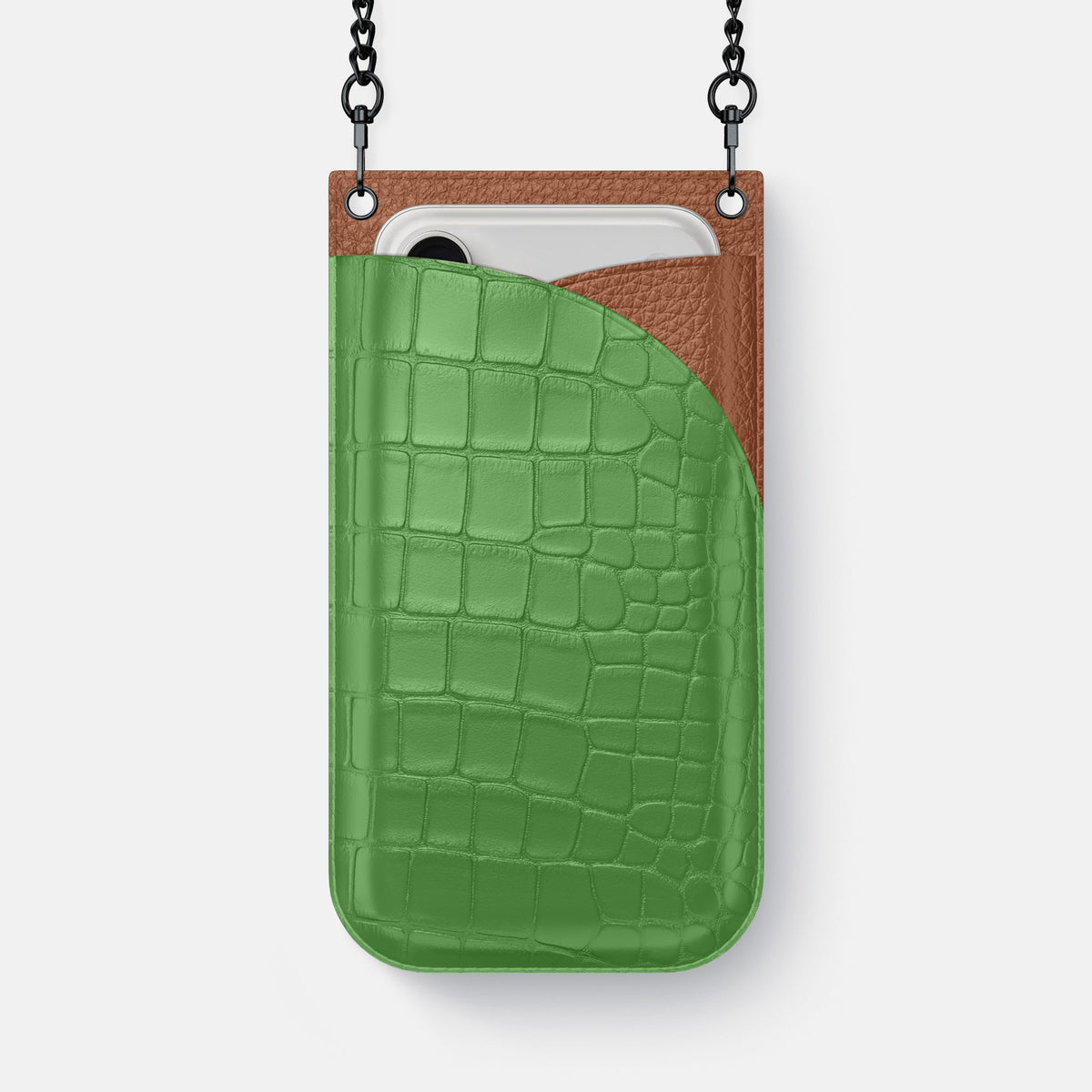Crossbody Bag For iPhone 17 Pro In Alligator