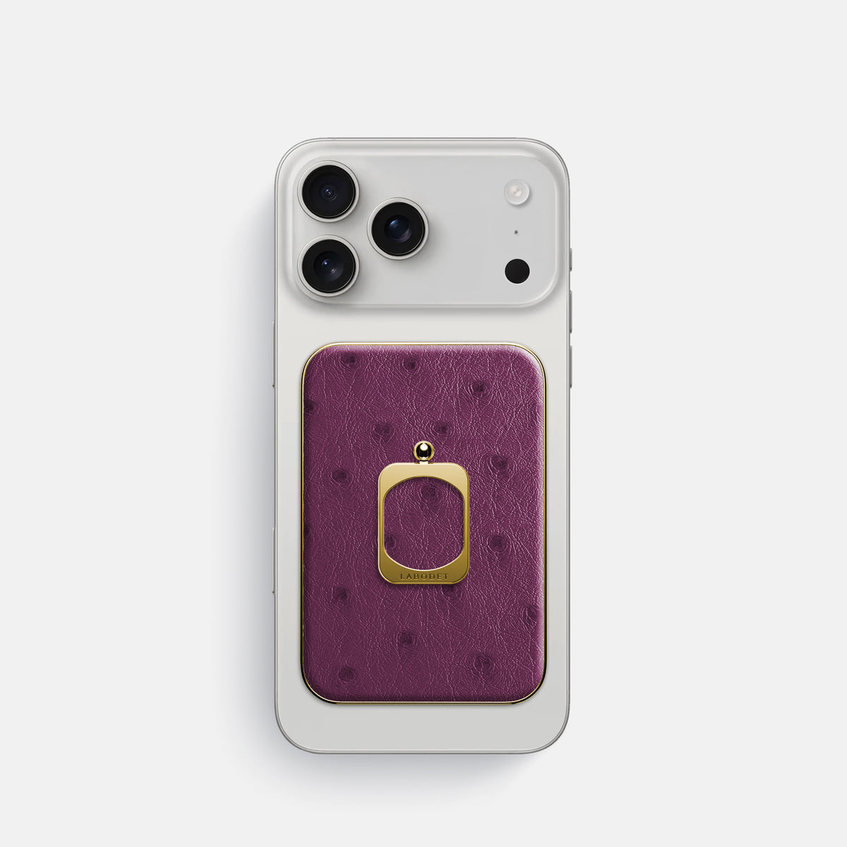 MagSafe Ring For iPhone 17 Pro In Ostrich -2 | Purple-Gold