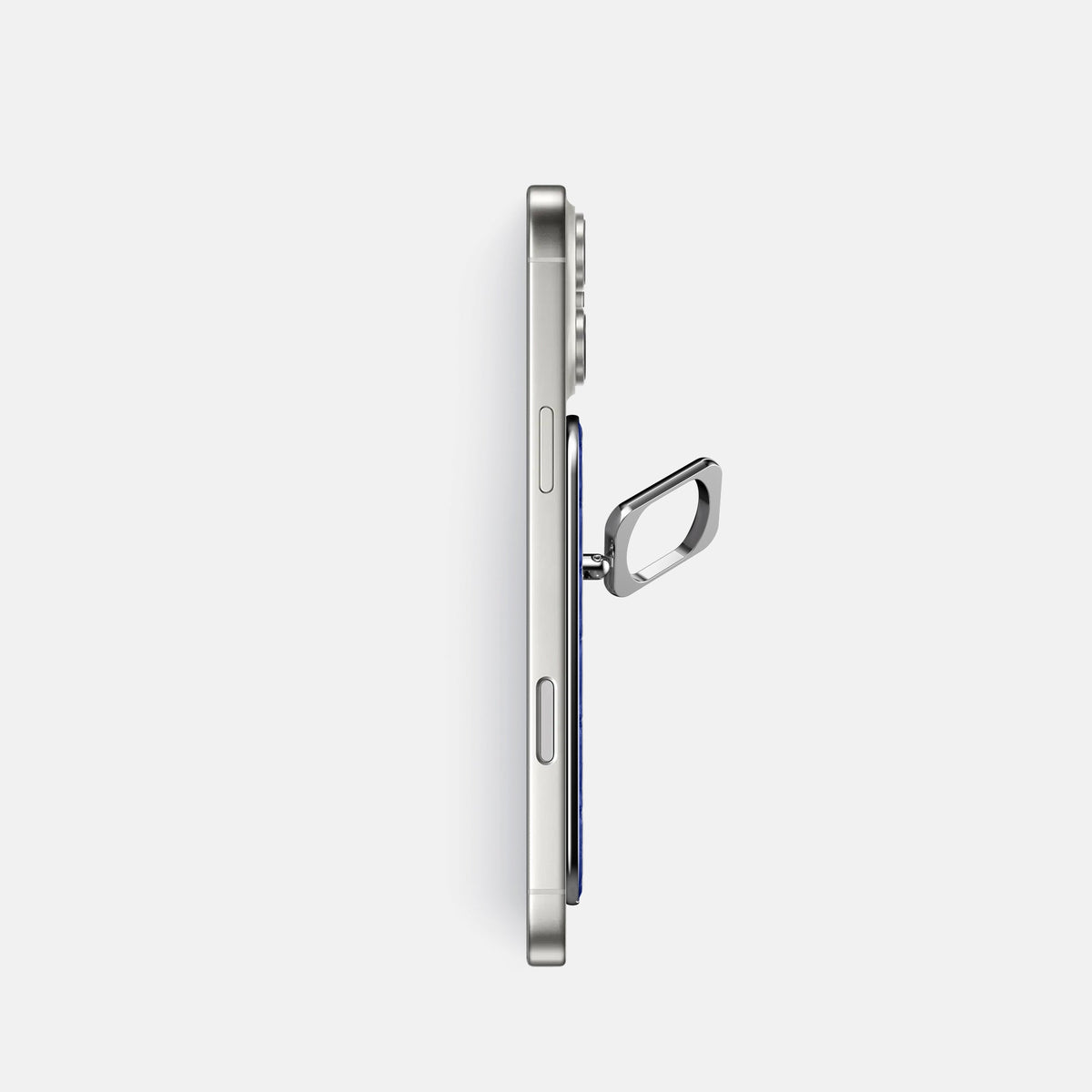 MagSafe Ring For iPhone 18 Pro In Calf -3 | Royal-Blue-Steel