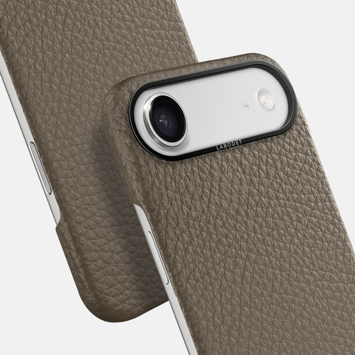 Classic Case For iPhone 17 Air In Calf -6 | Taupe-Black