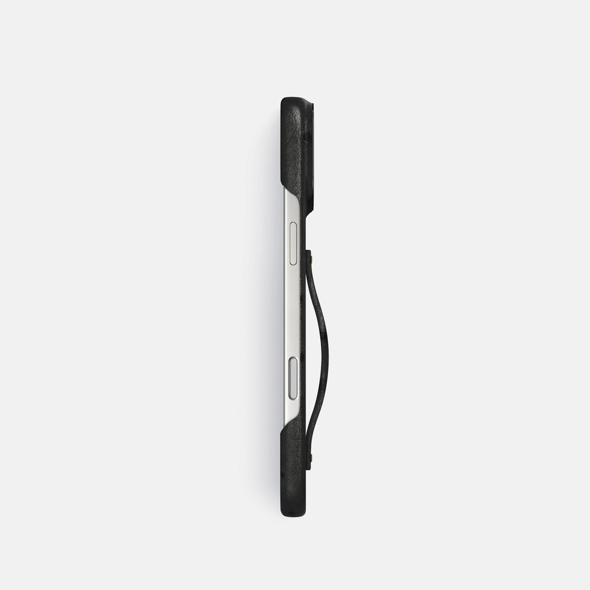 Finger Case For iPhone 18 Pro In Ostrich -3 | Black-Black