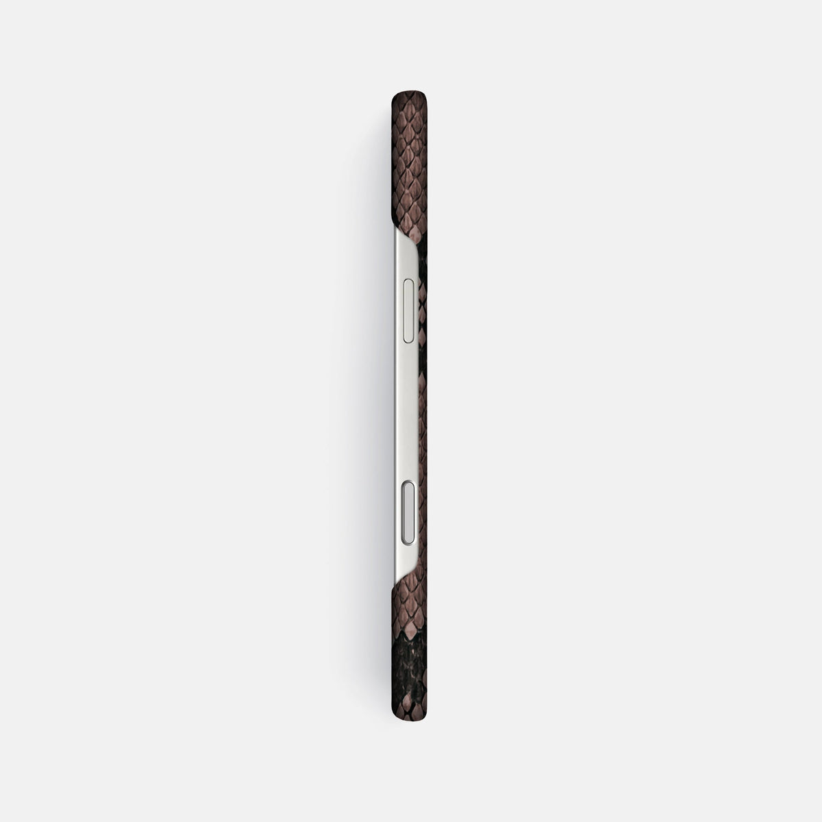Slim Case For iPhone 18 Pro Max In Deluxe Python -3 | Mahogany-Brown