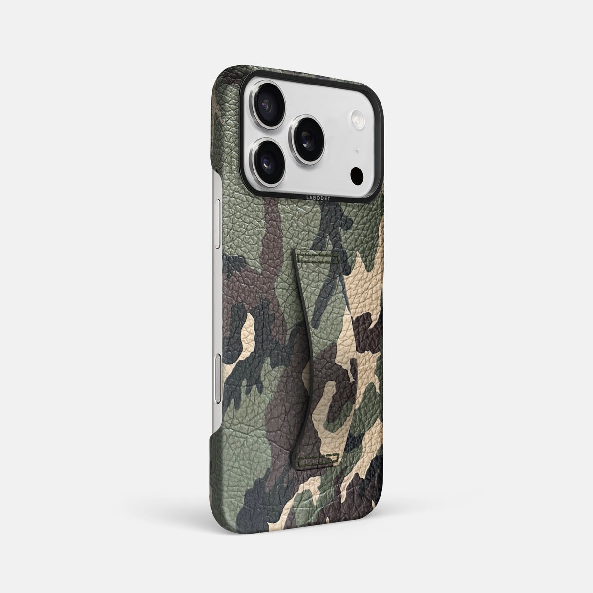 Finger Case For iPhone 18 Pro Max In Calf -2 | Camouflage-Black