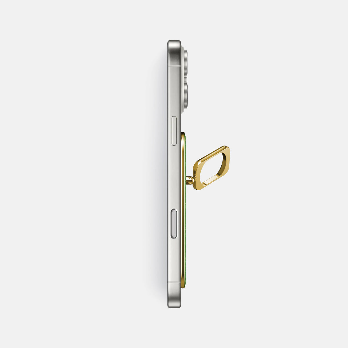 MagSafe Ring For iPhone 17 Pro Max In Alligator -3 | Apple-Green-Gold