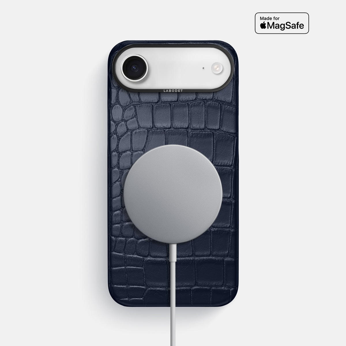 Classic Case For iPhone 17 Air In Alligator -5 | Navy-Blue-Black
