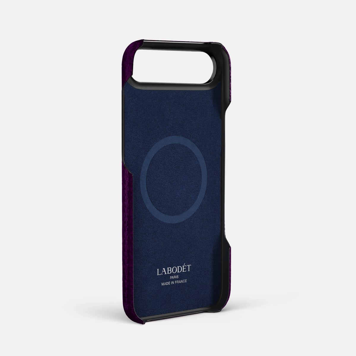 Handle Case For iPhone 17 Air In Calf -4 | Violet-Black