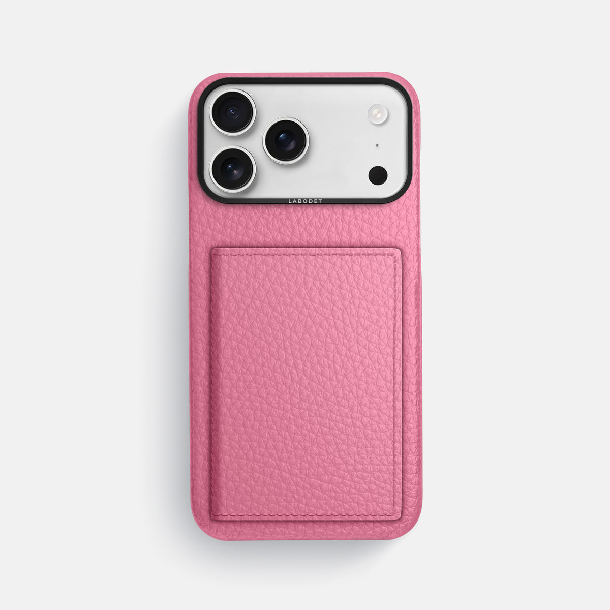 Bi-Fold Case For iPhone 17 Pro Max In Calf -1 | Pink-Black