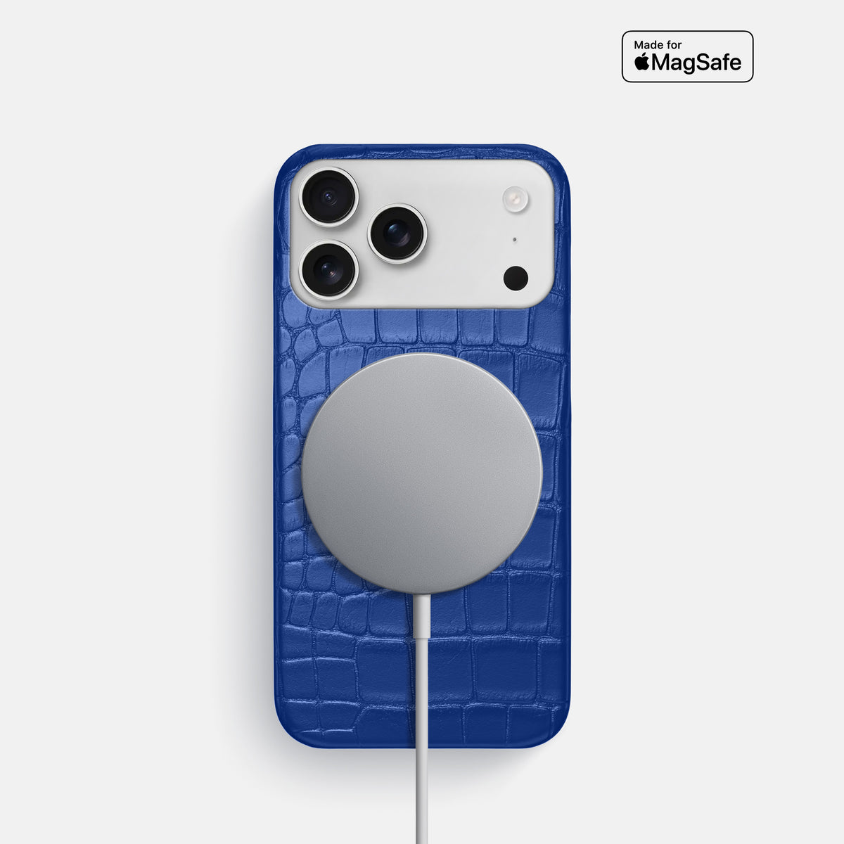 Slim Case For iPhone 17 Pro In Alligator -5 | Royal-Blue