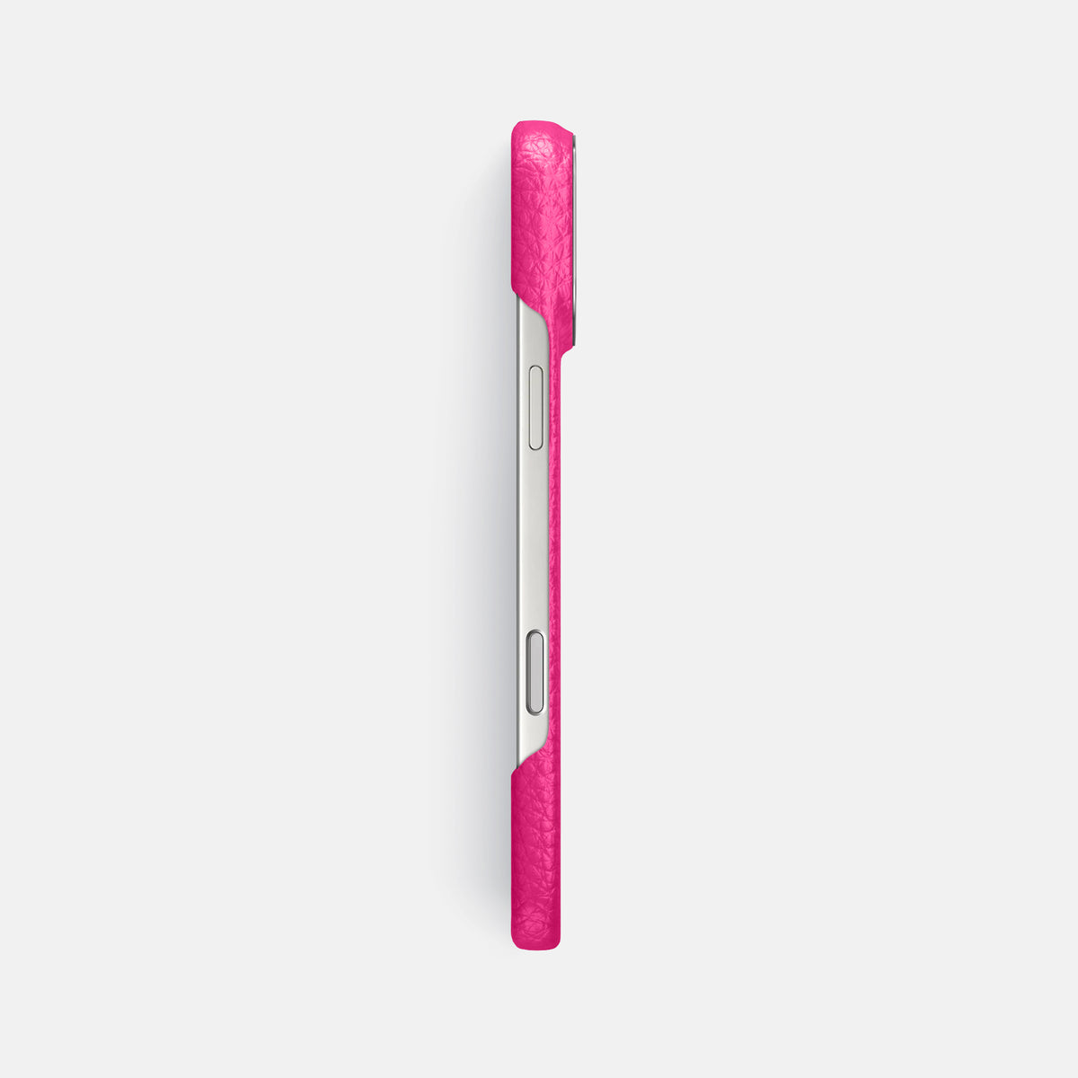 Classic Case For iPhone 17 Pro Max In Calf -3 | Magenta-Steel