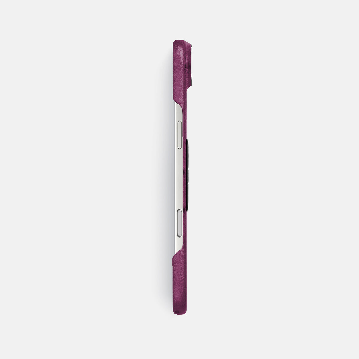Classic Case With Carbon Skull For iPhone 17 Air In Ostrich -3 | Purple-Steel