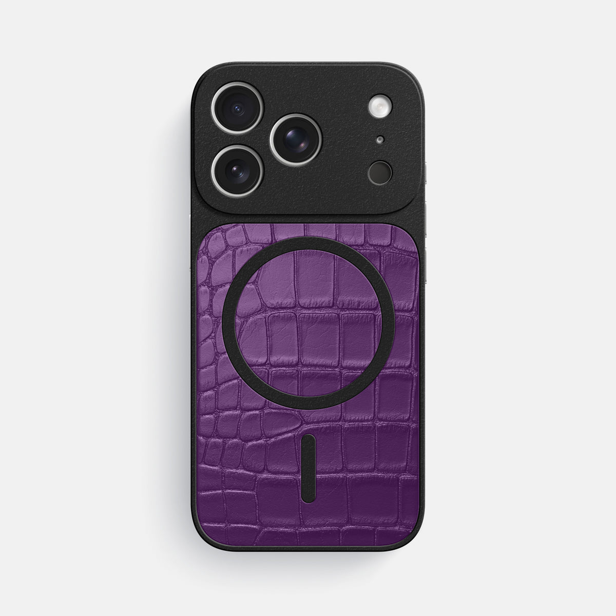 MagSafe Mask For iPhone 17 Pro Max In Alligator -3 | Purple