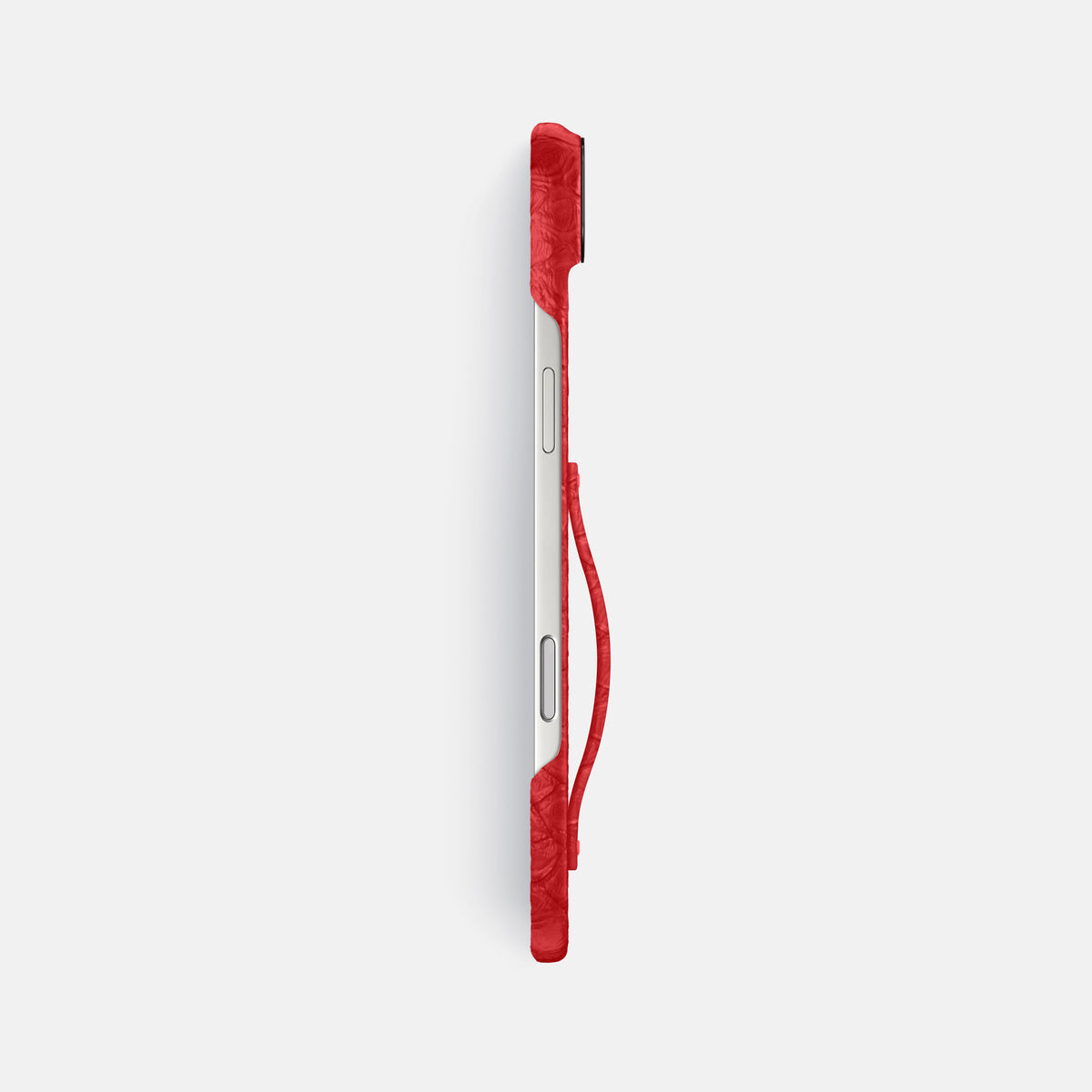 Finger Case For iPhone 17 Air In Python -3 | Red-Black