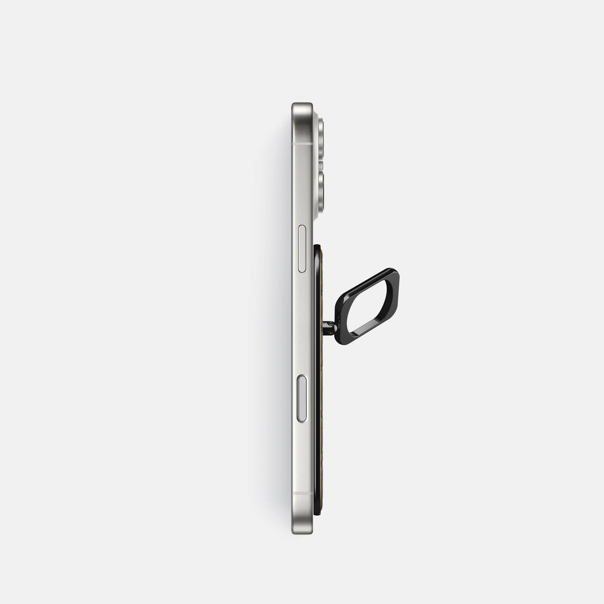 MagSafe Ring For iPhone 17 Pro In Porosus Crocodile -3 | Kaki-Green-Black