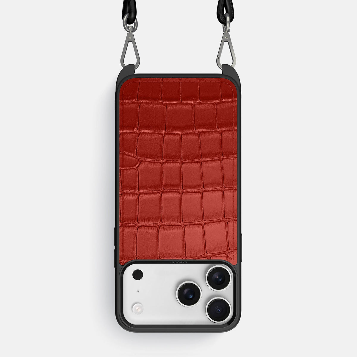 Crossbody Sport Case For iPhone 18 Pro Max In Alligator -1 | Red