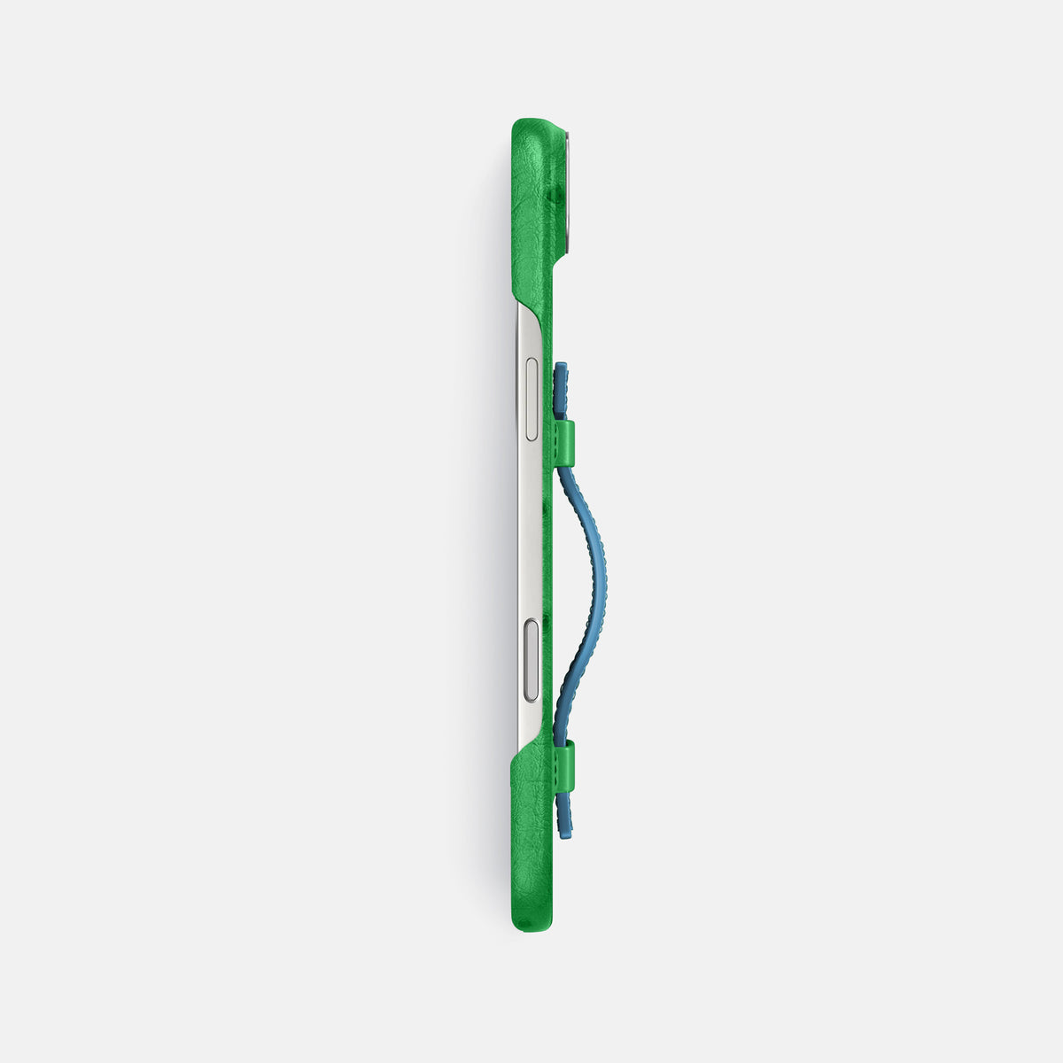 Handle Case Coloré For iPhone 17 Air In Ostrich -3 | Kentucky-Green-Steel