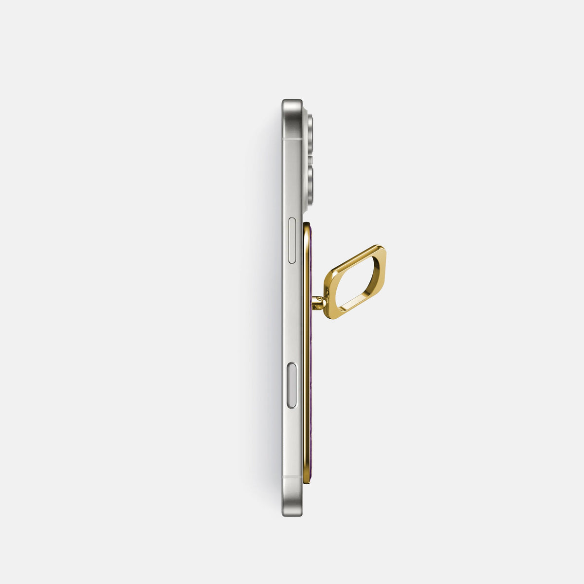 MagSafe Ring For iPhone 18 Pro In Alligator -3 | Purple-Gold