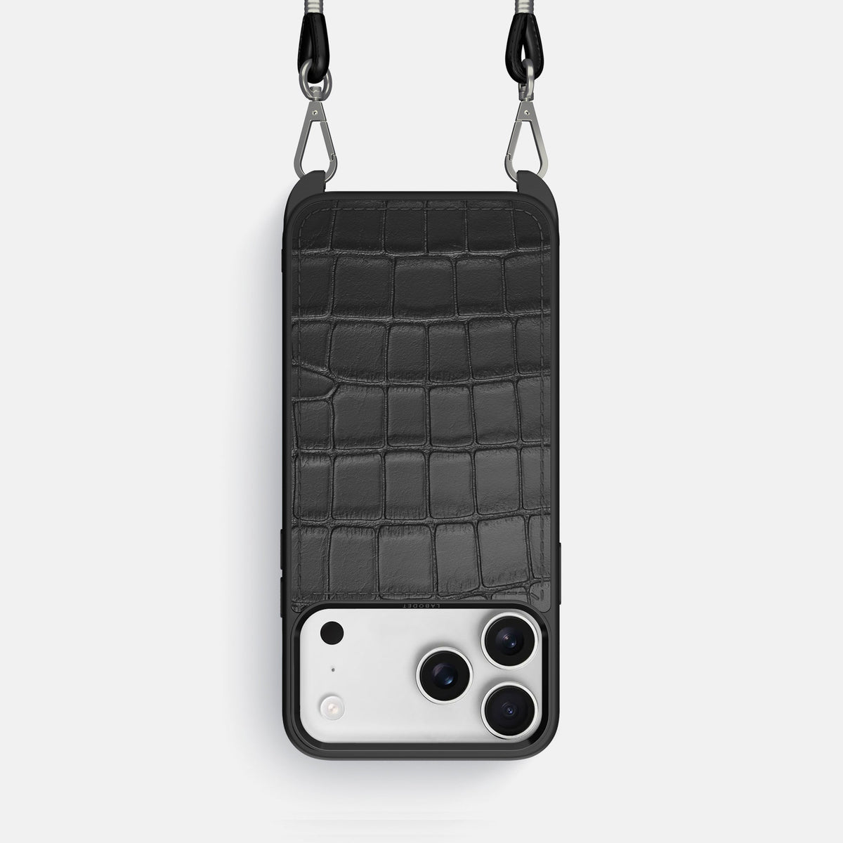 Crossbody Sport Case For iPhone 18 Pro In Alligator -1 | Grey